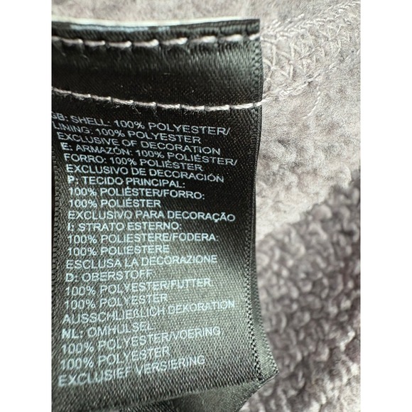 North Face Jacket Womens M Full Zip Sweater Knit Fleece Heather Lilac Purple - Picture 10 of 14